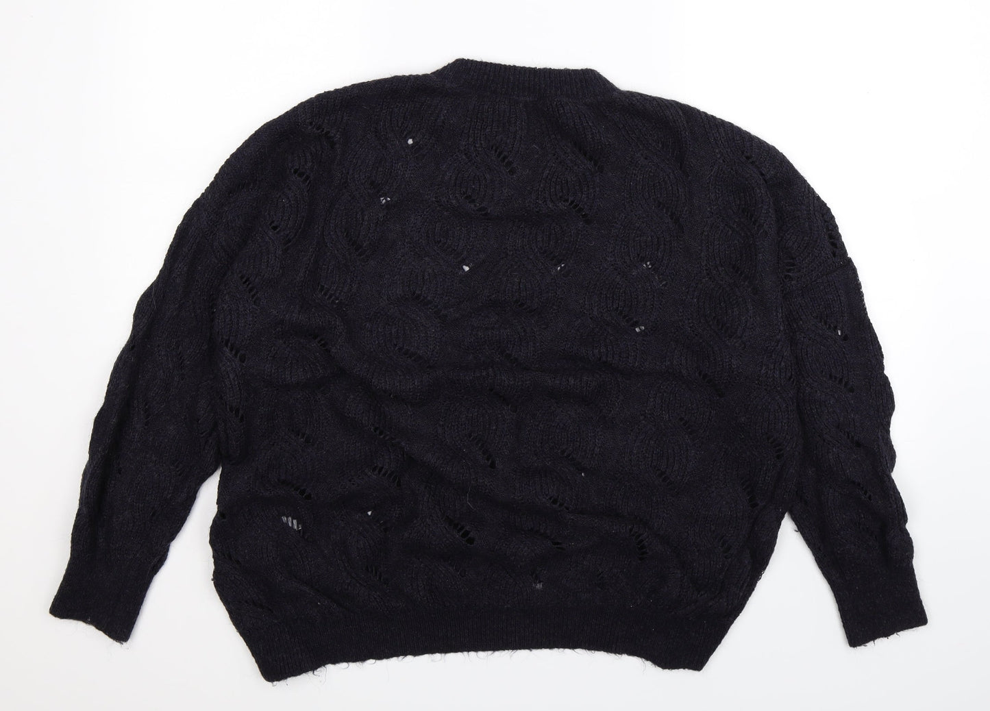 Per Una Womens Purple  Knit Pullover Jumper Size 14  - Oversized