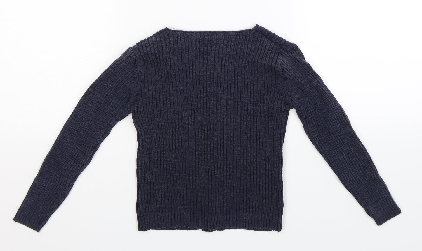 NEXT Girls Blue   Cardigan Jumper Size 6 Years
