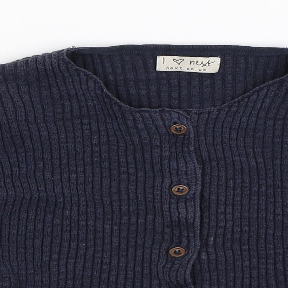 NEXT Girls Blue   Cardigan Jumper Size 6 Years