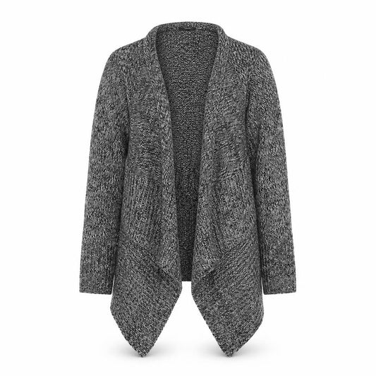 H&M Womens Grey  Knit Cardigan Jumper Size M