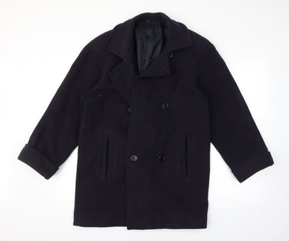 Additional front view of Edinburgh women’s blue jacket, size UK 10