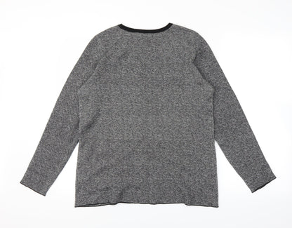 Back view of D&Co. women’s grey jumper, size M