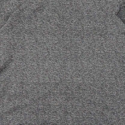 Brand and care label for D&Co. women’s grey jumper, size M