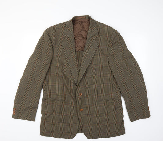 St michael Mens Green   Jacket Suit Jacket Size 42