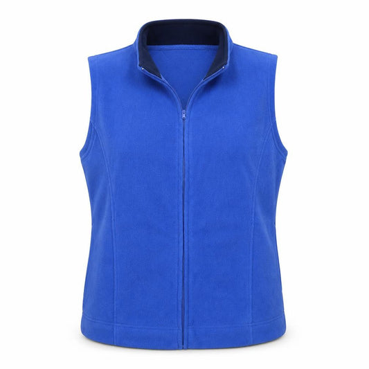 Front view of EWM women’s blue jacket, size L