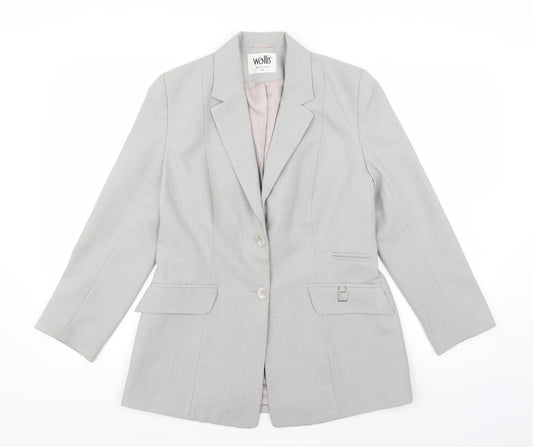 Wallis Womens Grey   Jacket  Size 10