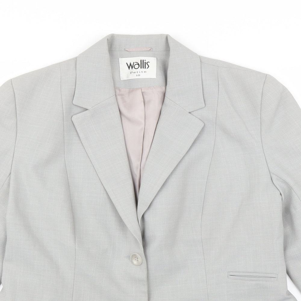 Wallis Womens Grey   Jacket  Size 10