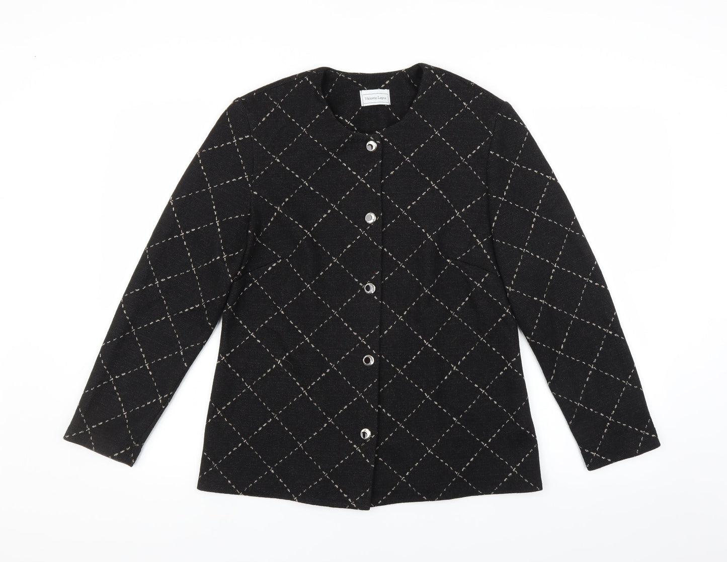 Victoria Layne Womens Black   Jacket  Size 12