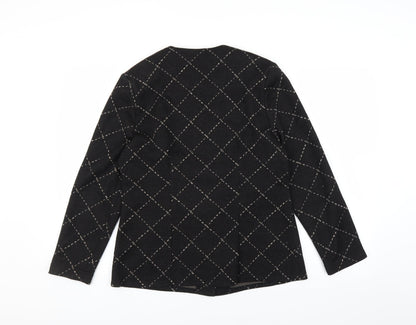 Back view of Victoria Layne women’s black jacket, size UK 12