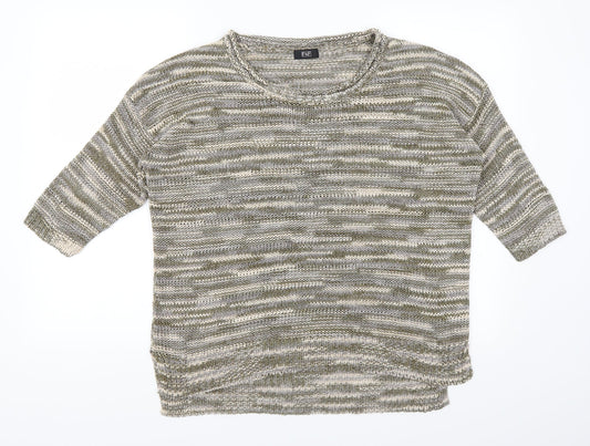 F&F Womens Green   Pullover Jumper Size 12