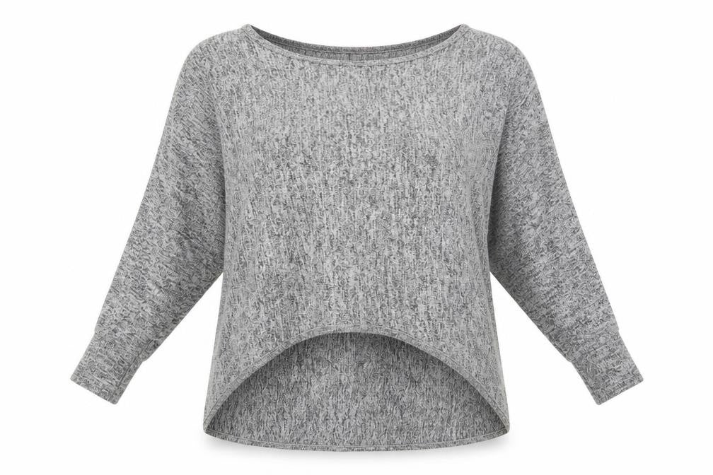 mandi Womens Grey   Pullover Jumper One Size