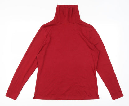Additional front view of First Avenue women’s red jumper, size M