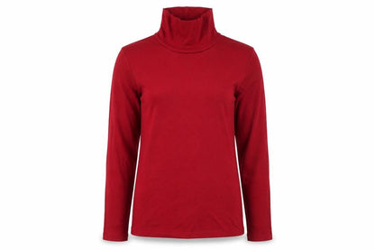 Front view of First Avenue women’s red jumper, size M
