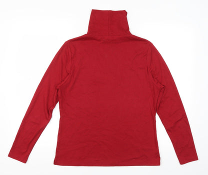 Back view of First Avenue women’s red jumper, size M