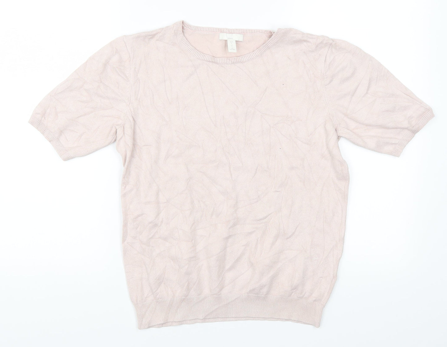 H&M Womens Pink   Pullover Jumper Size S