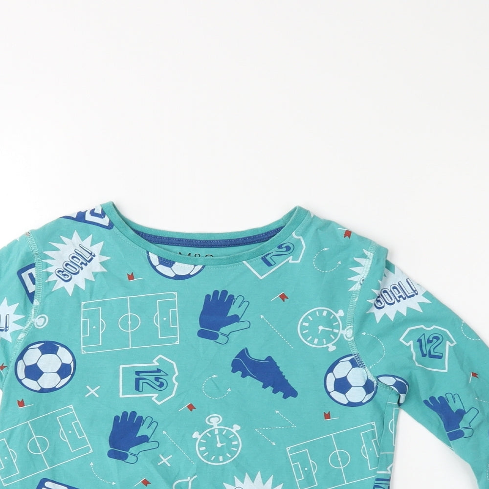 M&S Collection Boys Green   Basic Casual Size 10-11 Years