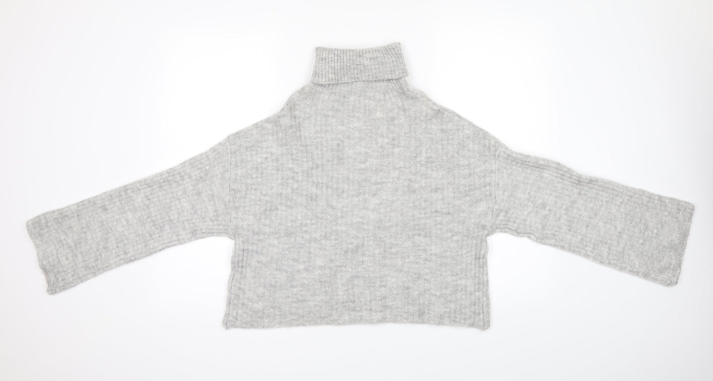 H&M Womens Grey   Pullover Jumper Size S