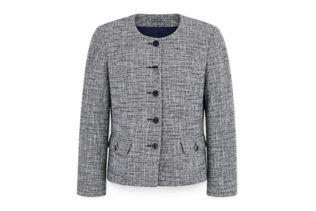 M&Co Womens Grey   Jacket Blazer Size 12