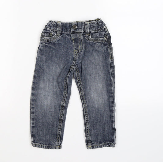 denim co Boys Grey  Denim Capri Jeans Size 18-24 Months
