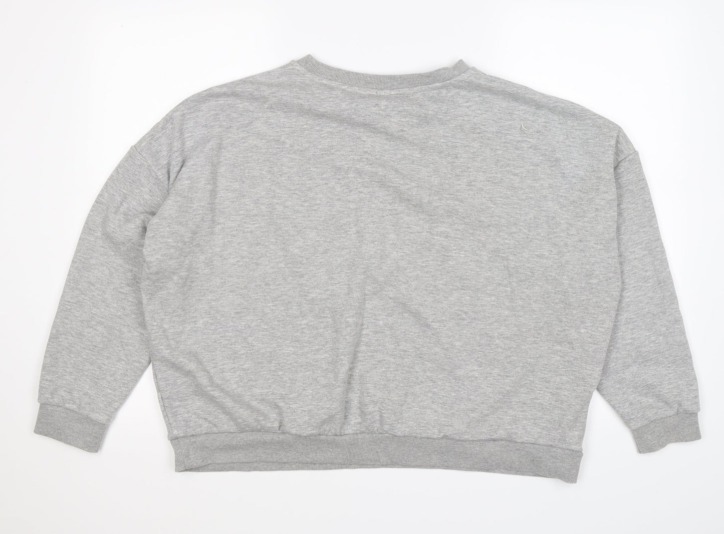 friends Womens Grey  Jersey Pullover Sweatshirt Size 14  - FRIENDS. Cropped