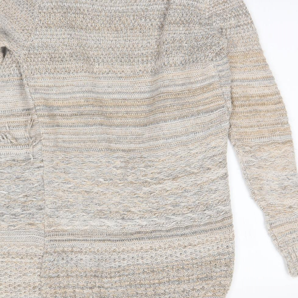 F&F Womens Beige   Cardigan Jumper Size 8