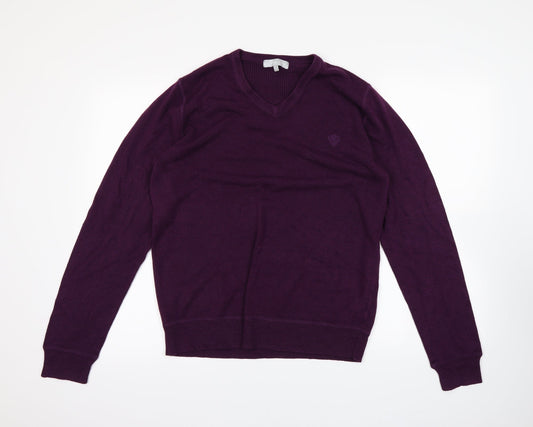 Redhering Mens Purple   Pullover Jumper Size L