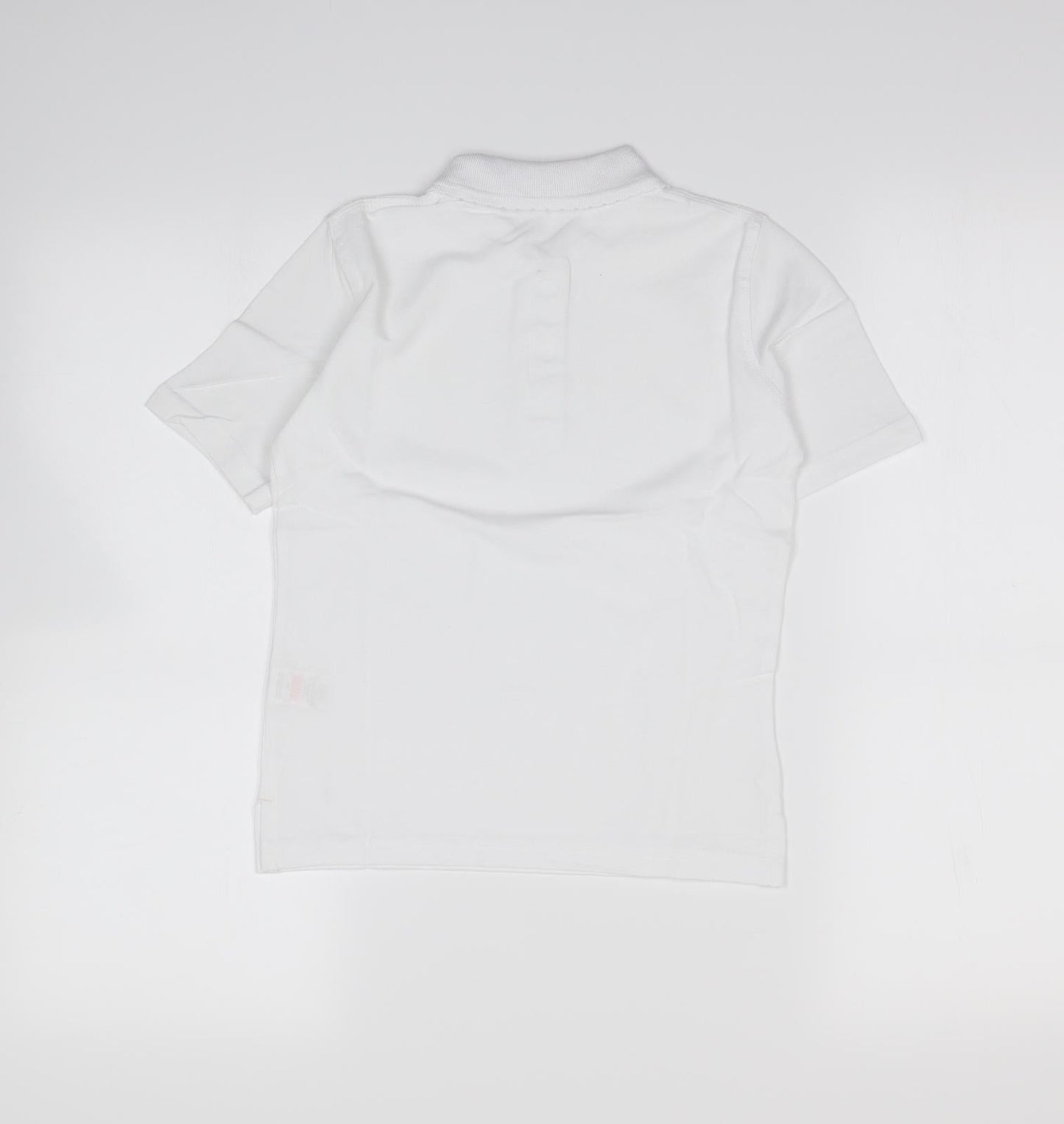 Lily & Dan Girls White   Basic Polo Size 6-7 Years