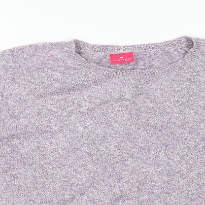 Close-up detail of Together women’s purple jumper, size XL