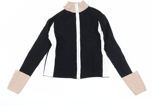 angeleye Womens Black Striped  Jacket  Size S