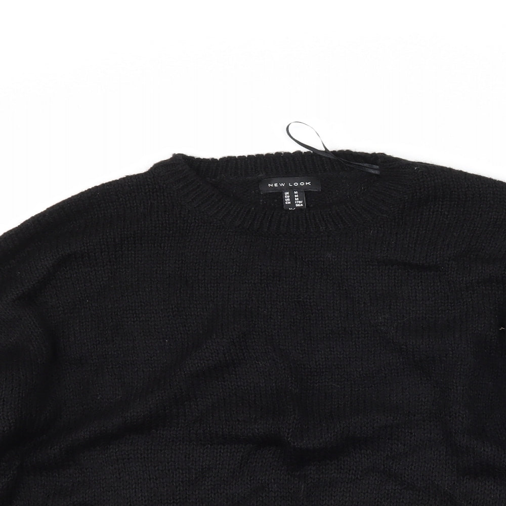 New Look Womens Black   Pullover Jumper Size M