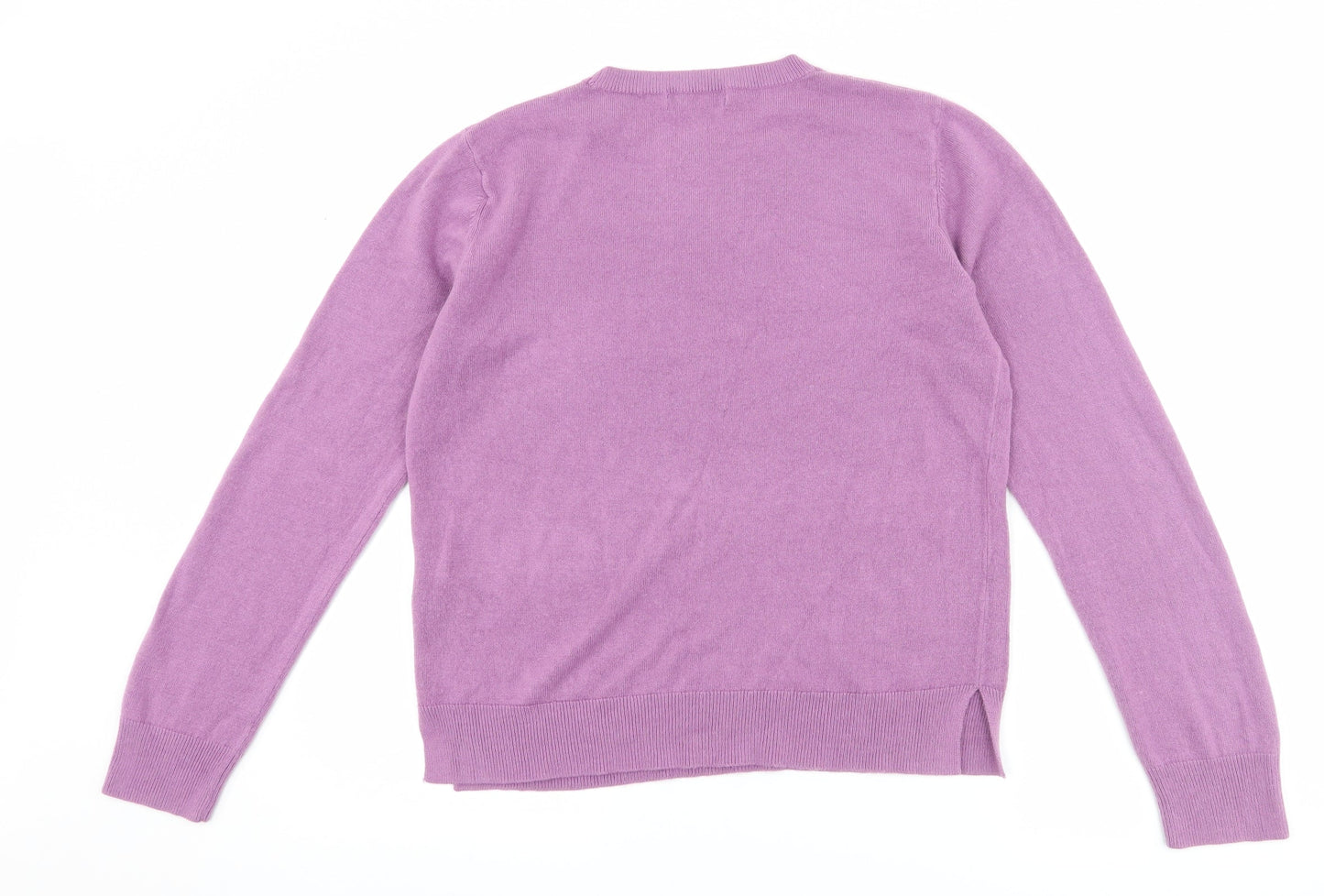 Marks and Spencer Womens Purple   Pullover Jumper Size 14
