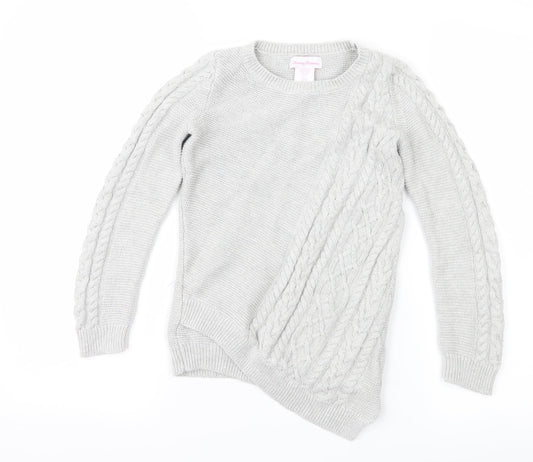 Tommy Bahama Girls Grey   Pullover Jumper Size 7-8 Years