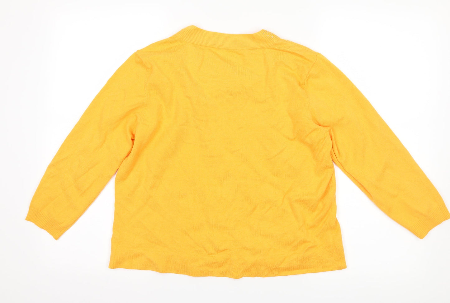 Preworn Womens Yellow   Pullover Jumper Size 14