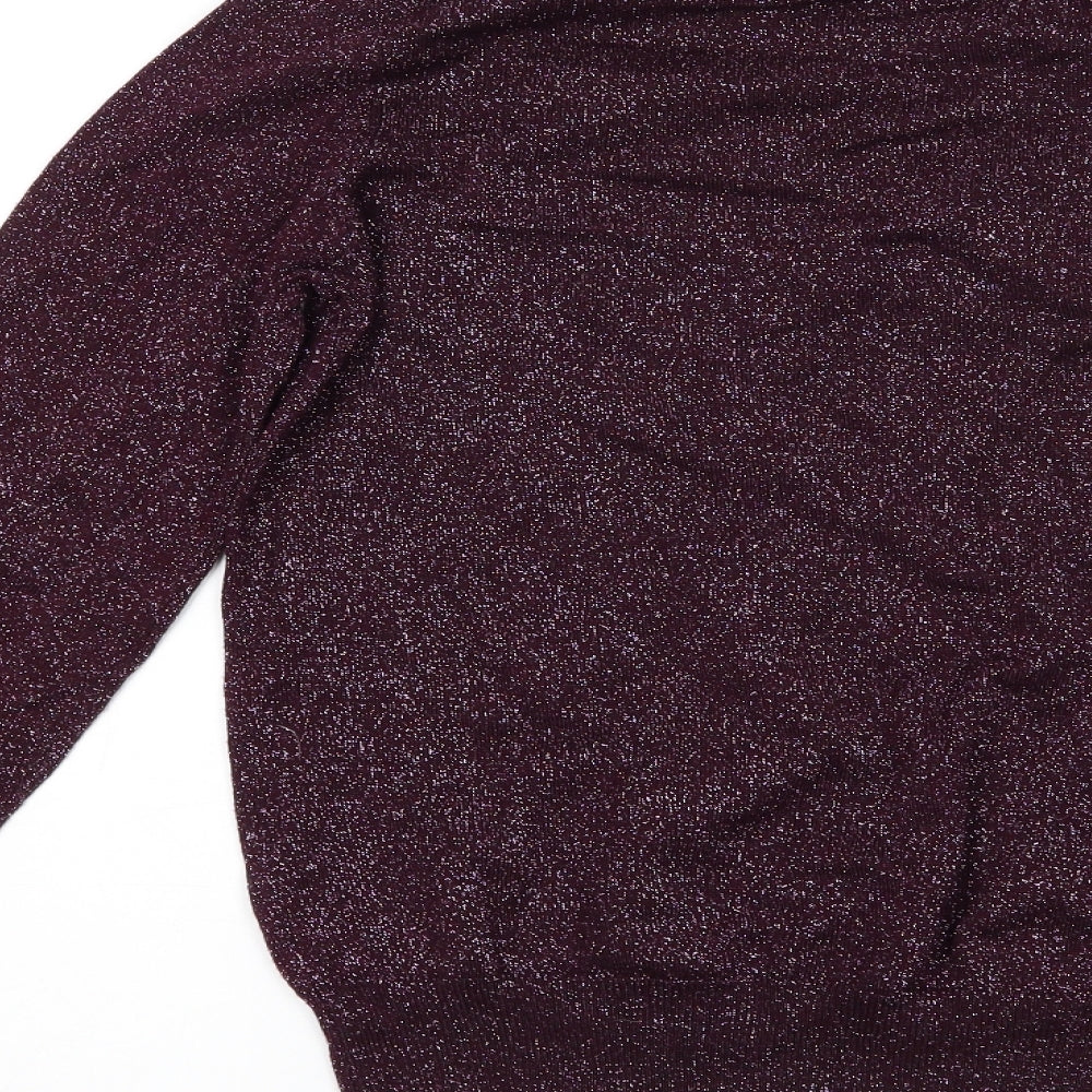dunnes Womens Purple   Pullover Jumper Size M