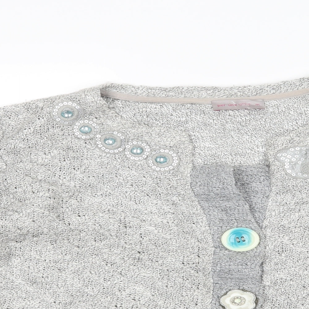 Per Una Womens Grey   Jacket  Size M