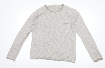 Front view of River Island women’s grey jumper, size S