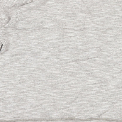 Brand and care label for River Island women’s grey jumper, size S