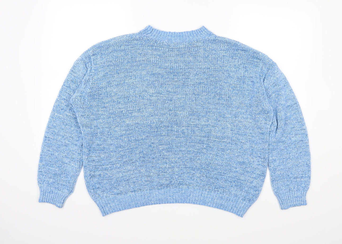 Marks and Spencer Womens Blue  Knit Pullover Jumper Size L
