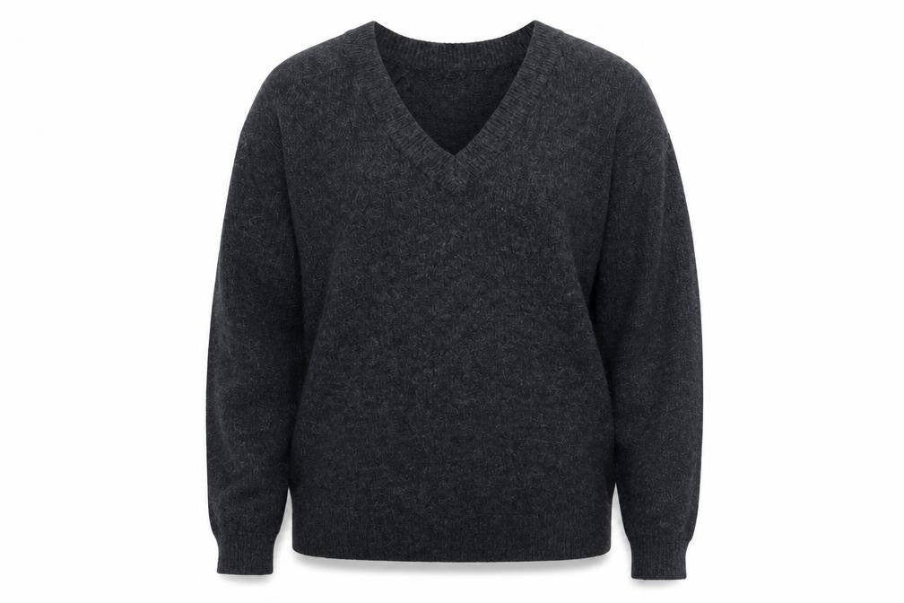 H&M Mens Grey  Knit Pullover Jumper Size S
