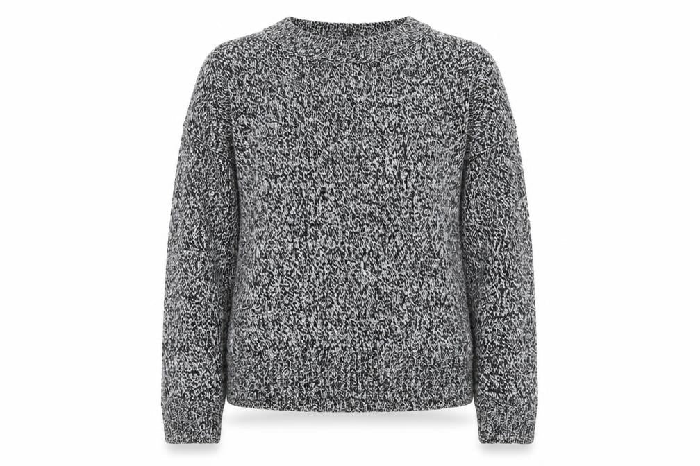 H&M Womens Grey  Knit Pullover Jumper Size M