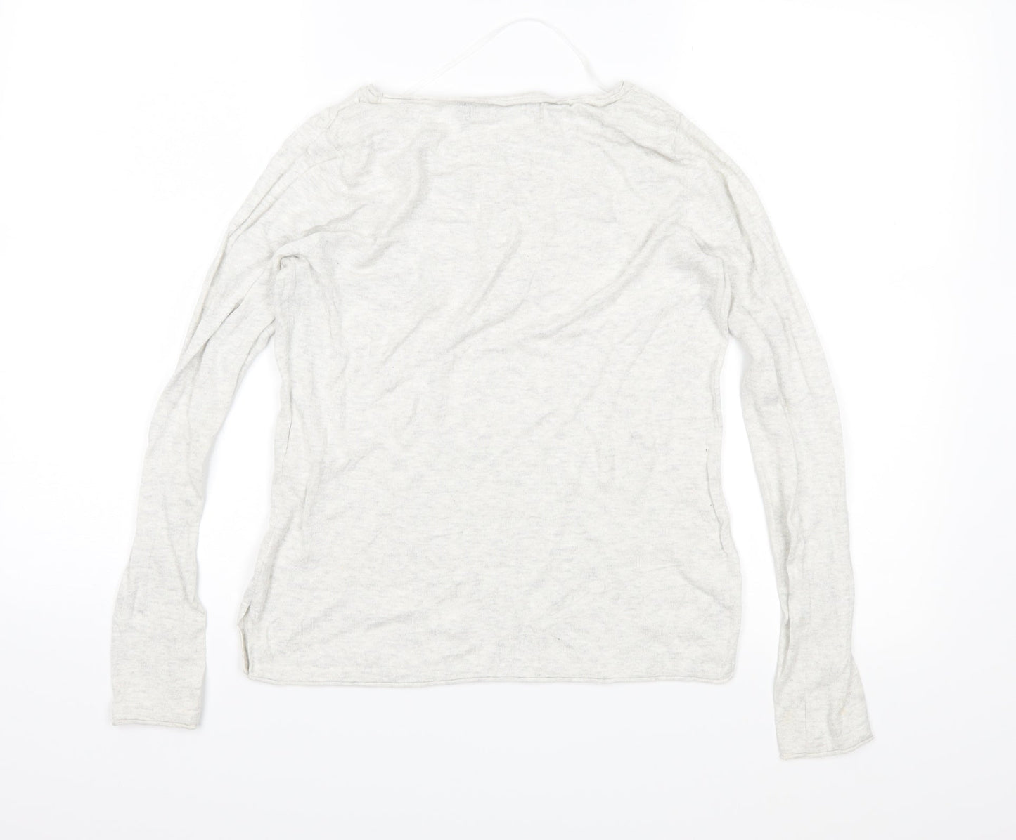 Vera Moda Womens Grey  Knit Pullover Jumper Size S