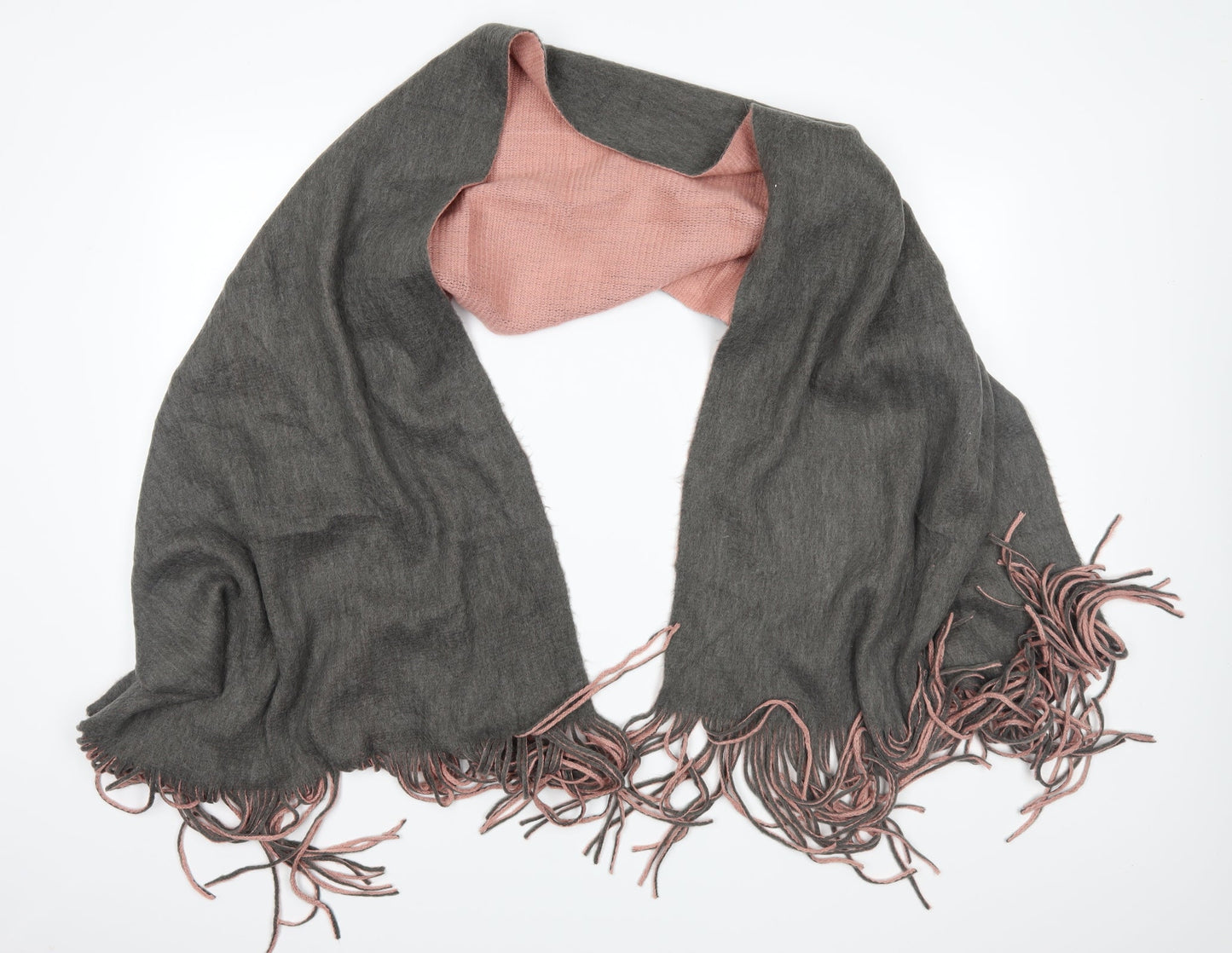 Preworn Womens Grey  Knit  Shawl/Wrap
