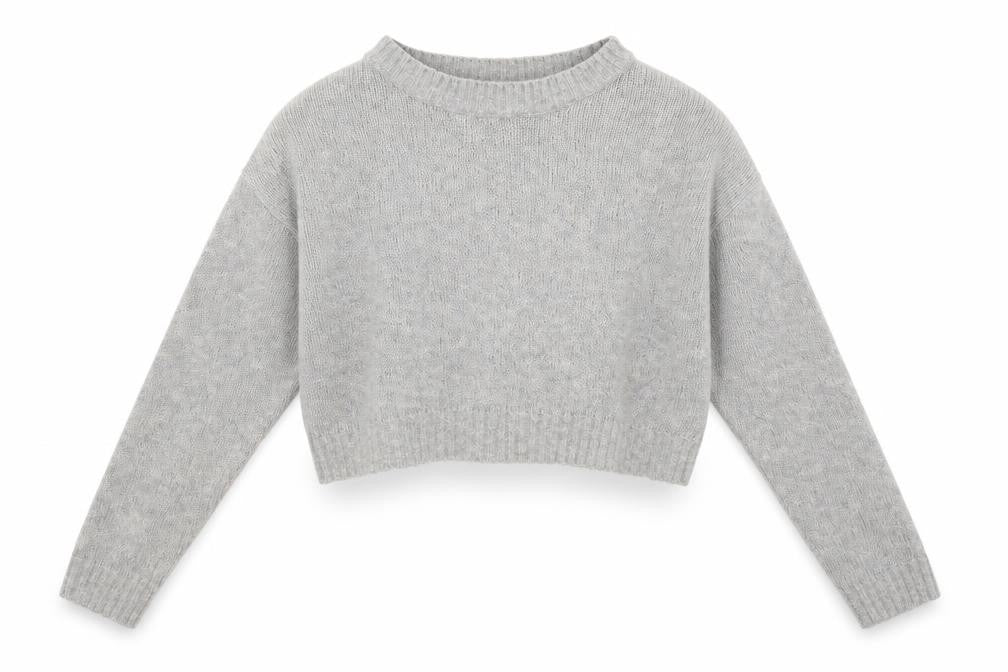 Divided Womens Grey  Knit Pullover Jumper Size M