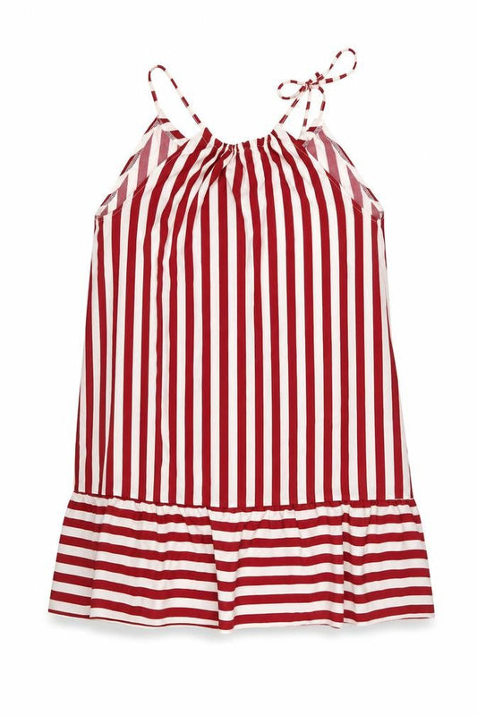 Womens Red Striped  Trapeze & Swing  Size S