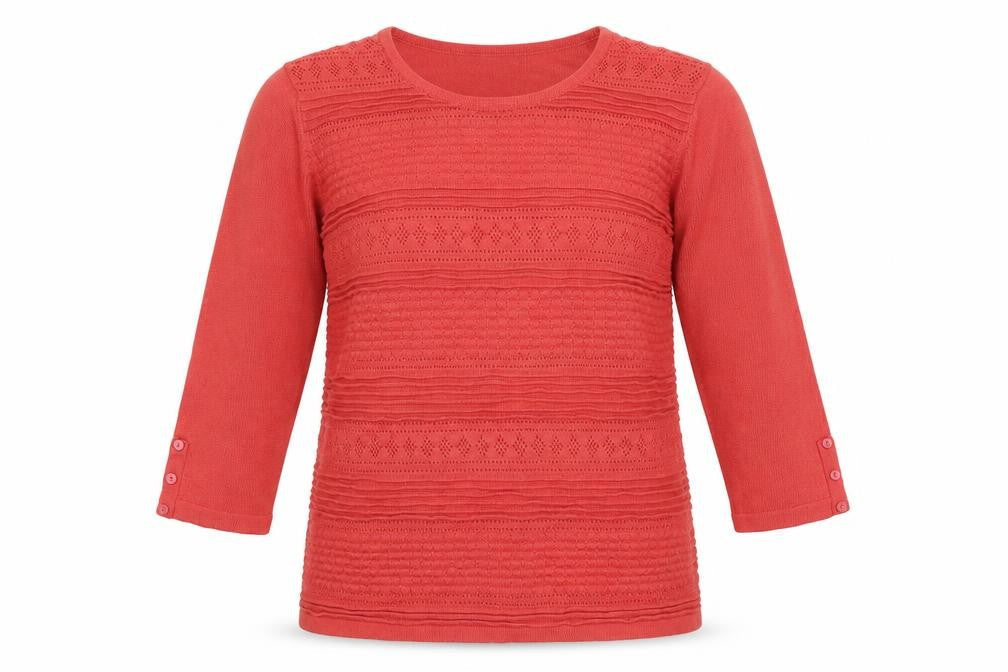 ISLE Womens Pink   Pullover Jumper Size M