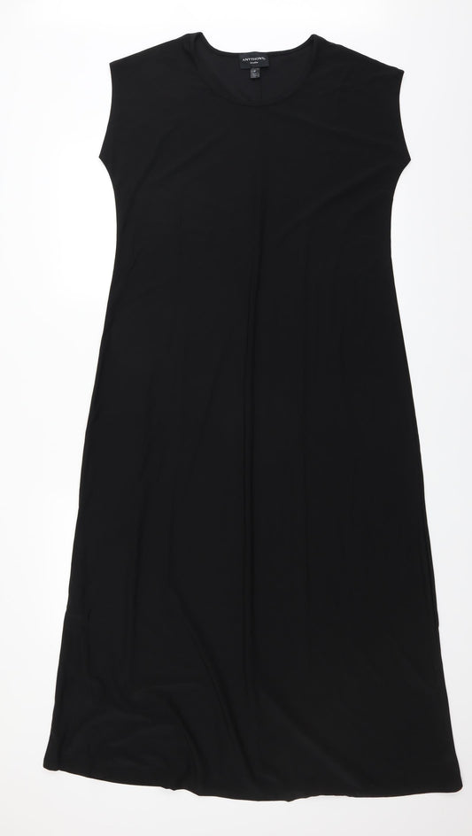 Anthony Studios Womens Black   Shift  Size M