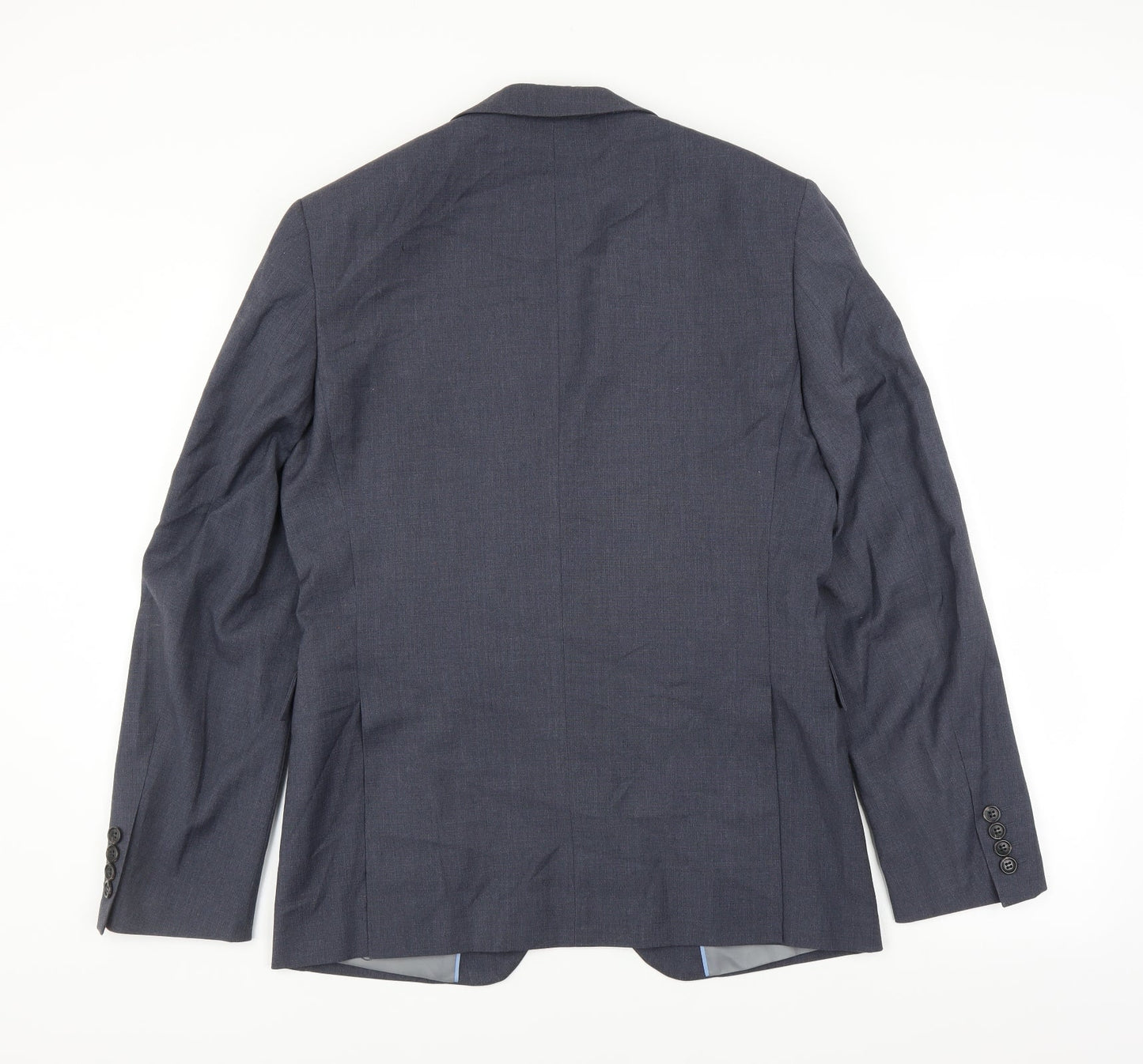 Cedar Wood State Mens Blue   Jacket Suit Jacket Size 38