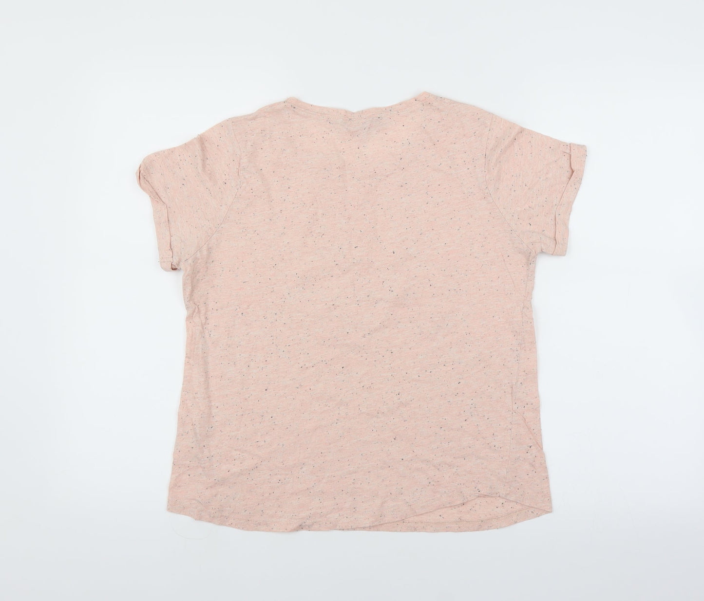 Pep & Co Womens Pink   Basic T-Shirt Size 14