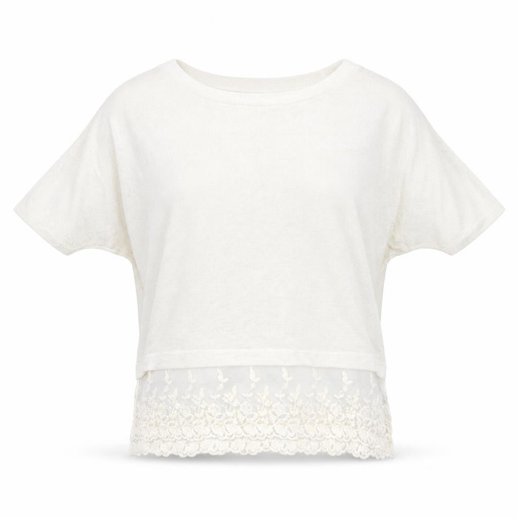 Tobi Womens White   Pullover Jumper Size S