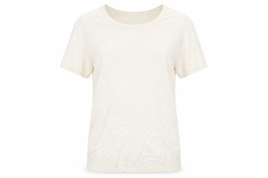 Front view of BHS women’s white jumper, size UK 12